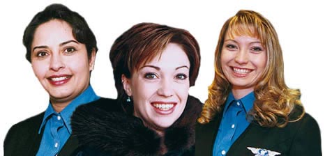 Female Flight Attendants